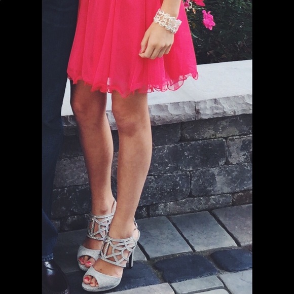 Caparros Shoes - Caparros silver heels